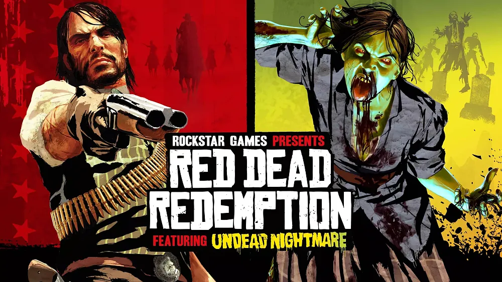 Key art for Red Dead Redemption and Undead Nightmare for the new PC release.