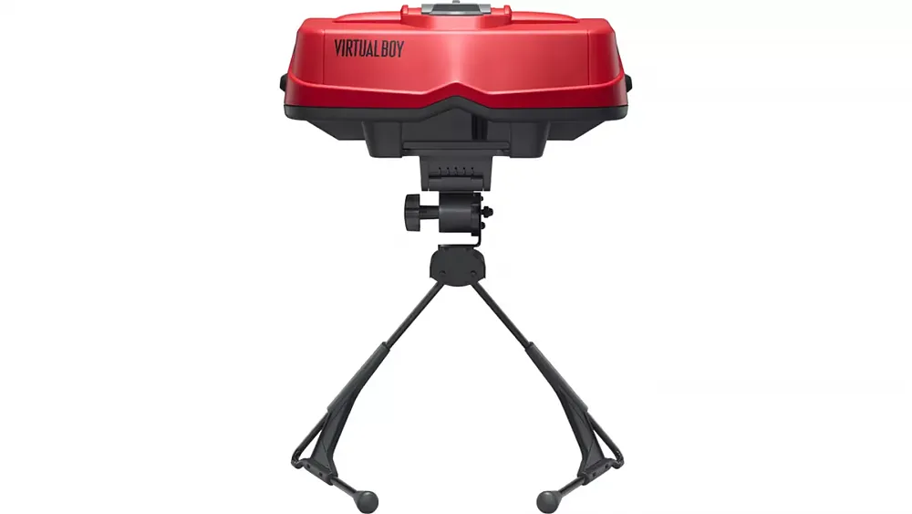 A plastic shell resembling the Nintendo Virtual Boy that will let Switch and Switch 2 owners play Virtual Boy games.