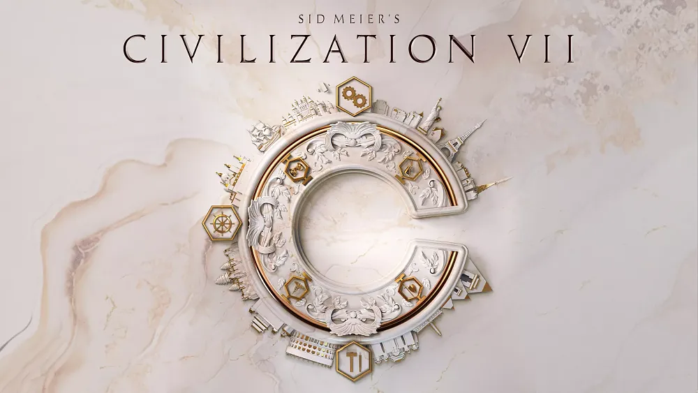 Key art for Civilization 7. Text: Sid Meier's Civilization 7.