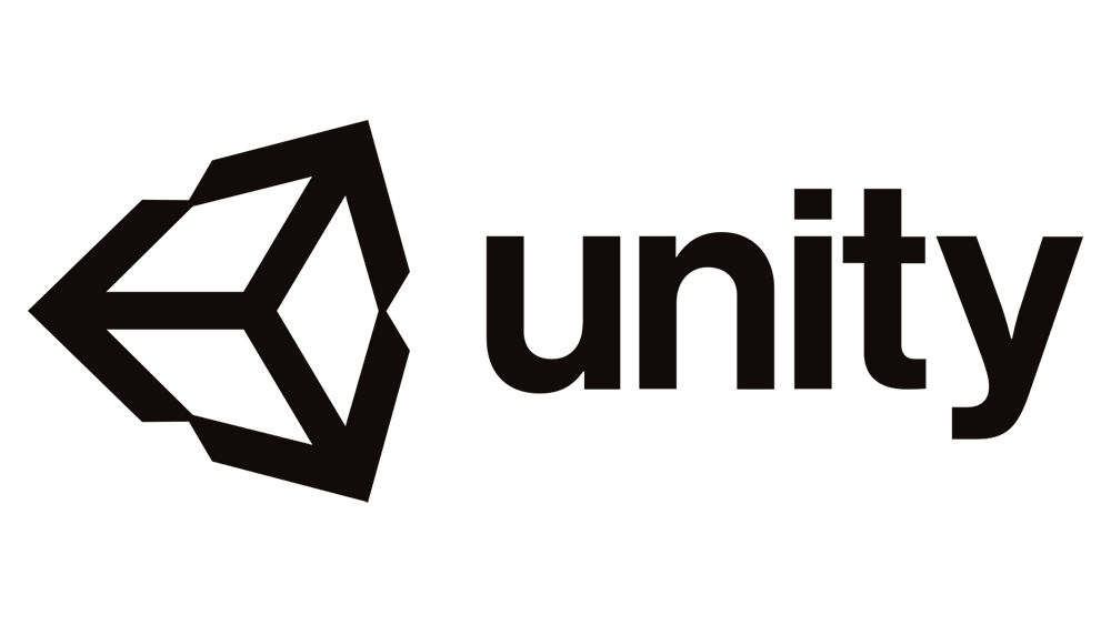 The logo for Unity, the company and video game engine.