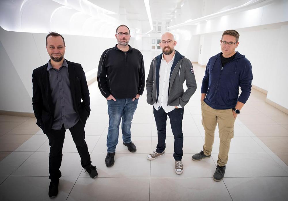 Frederic St-Laurent B., Mike Laidlaw, Jeff Skalski, Thomas Giroux