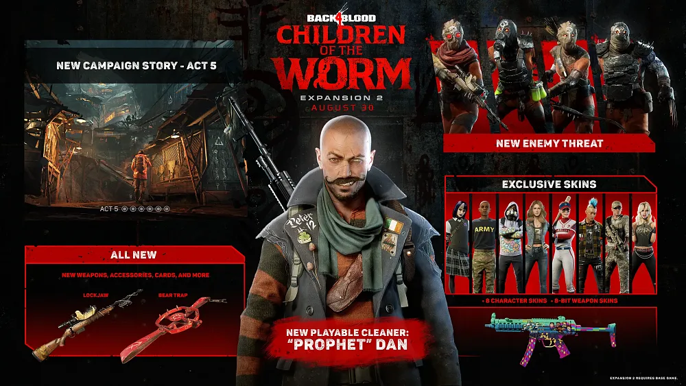 Back 4 Blood - Children of the Worm infographic