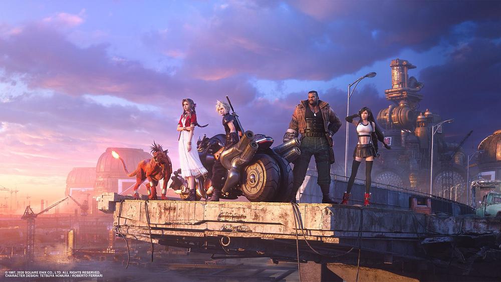Final Fantasy VII Remake key art