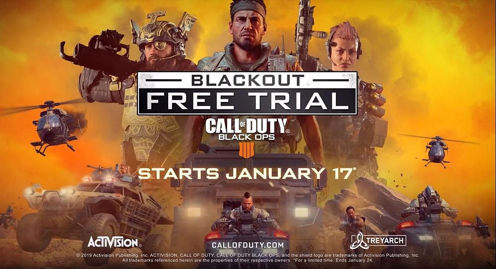 Call of Duty Blackout free trial
