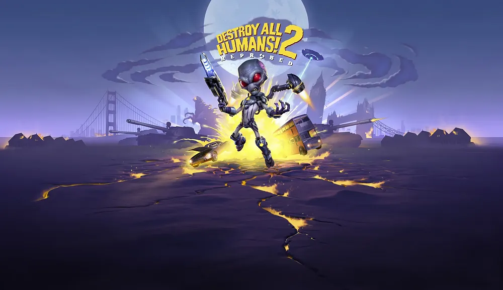 Destroy All Humans 2 Reprobed key art
