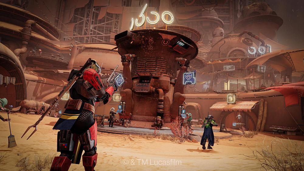 A Star Wars themed bazaar in Destiny 2.