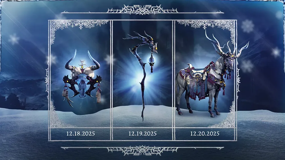 Three different items that players can pick up for free through the in-game store for Diablo 4.