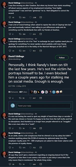 Eddings tweets