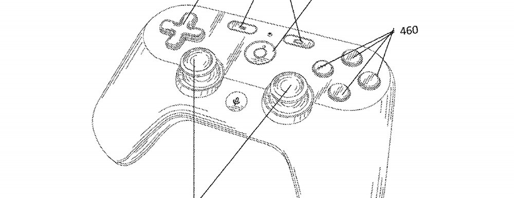 Google console controller patent