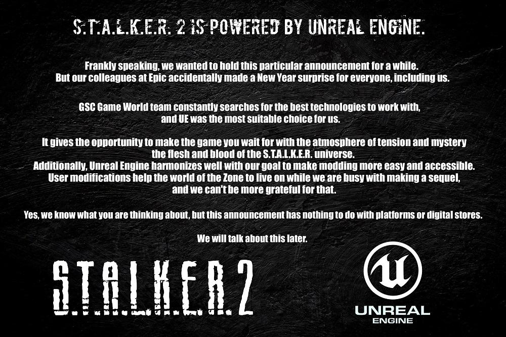 Stalker 2 Unreal Engine