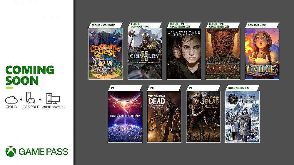 Game Pass October 2022
