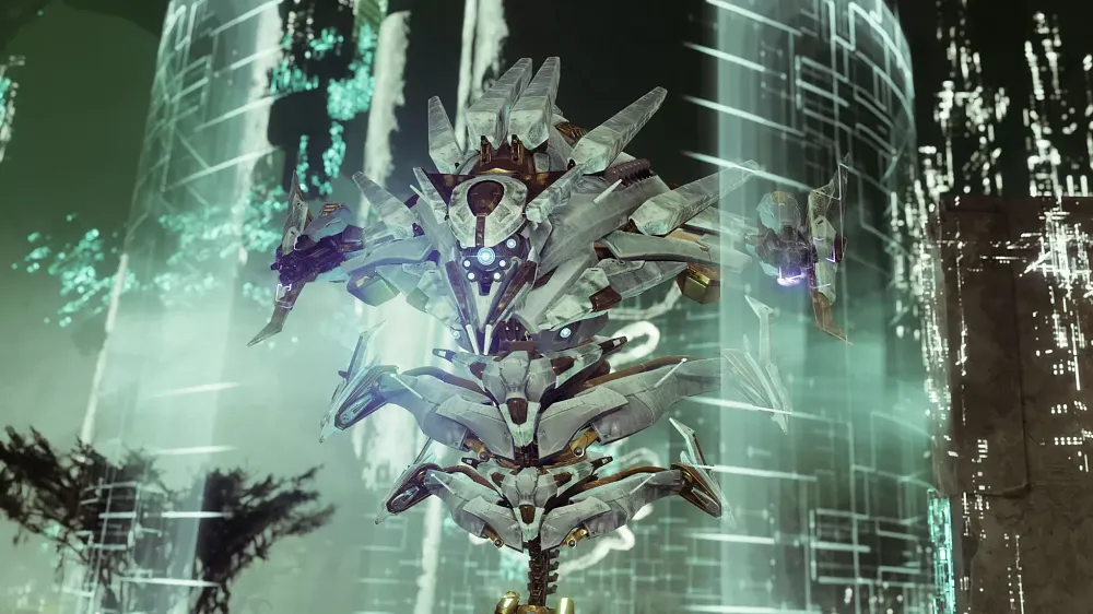 A mechanical enemy from Destiny 2.