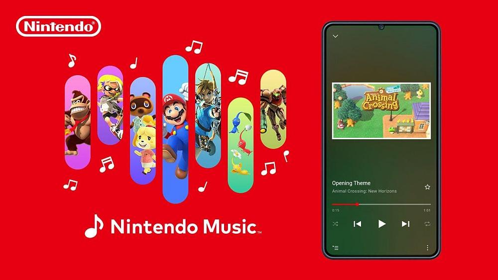 Promo art for Nintendo Music, a new mobile app that plays music from old Nintendo games.