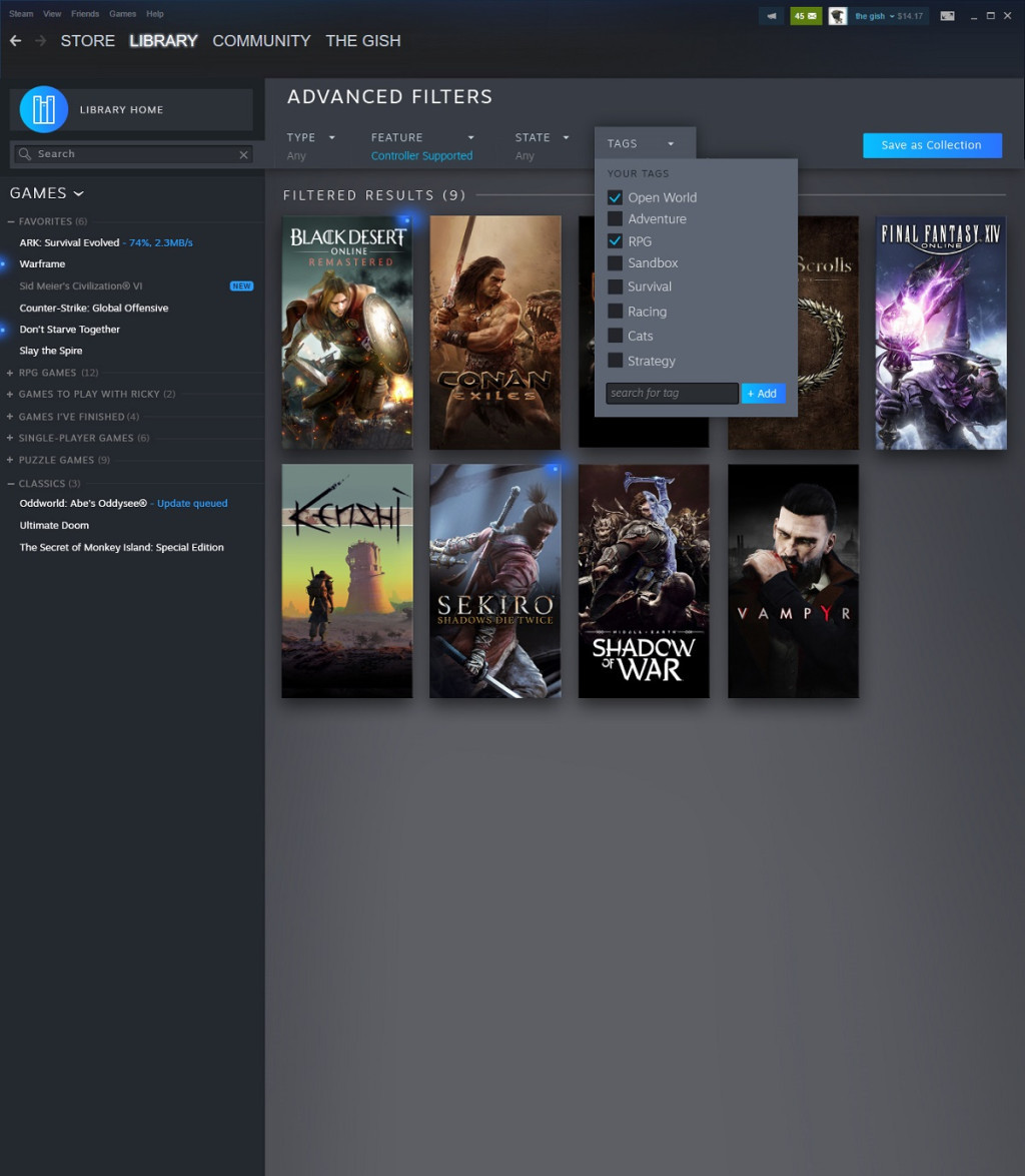 Steam 2019 filters