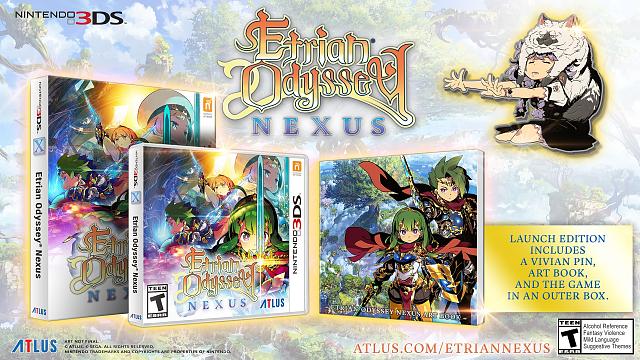 Etrian Odyssey Nexus launch edition photo