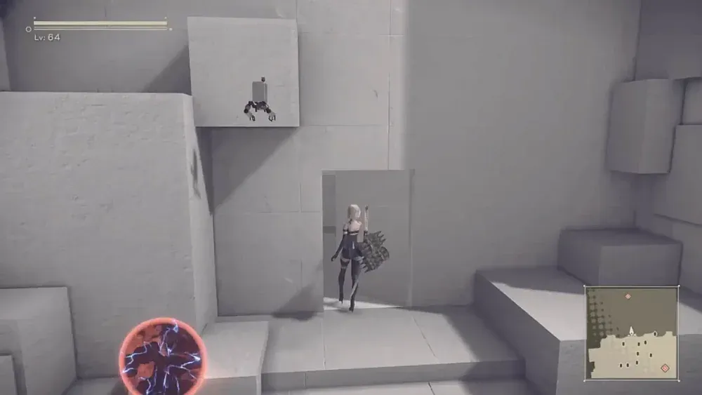 Nier Automata mysterious church door