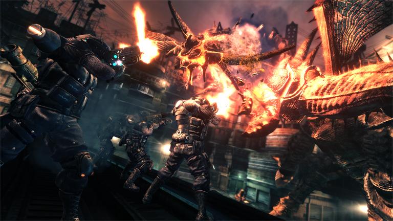 A scene from Lost Planet 2.
