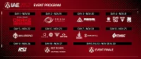 Click image for larger version

Name:	Star Citizen - IAE 2952 Event Schedule.webp
Views:	243
Size:	142.7 KB
ID:	3521082
