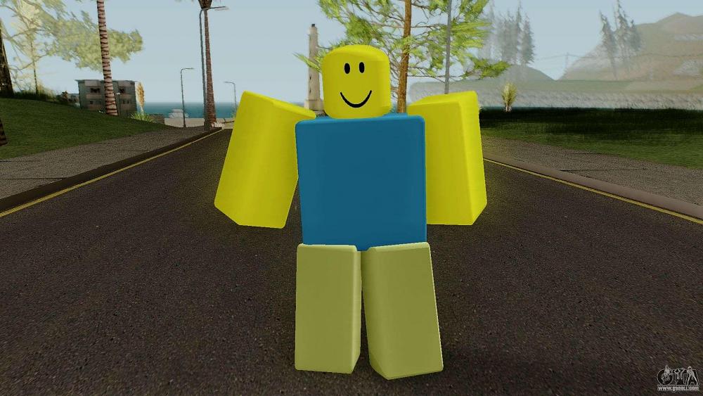 Roblox character in GTA San Andreas