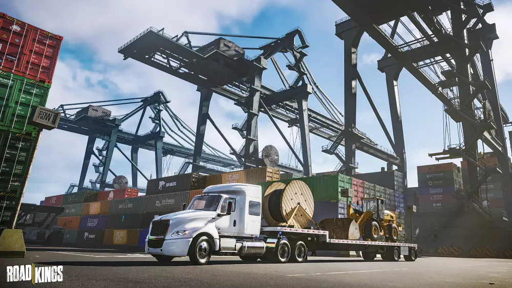 A big rig truck.