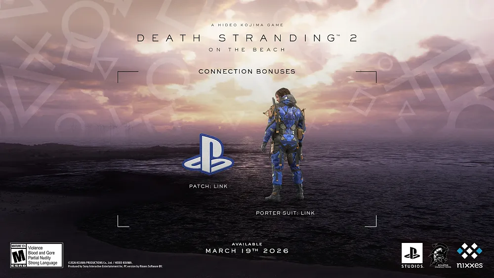 Some PS5 bonus cosmetics for Death Stranding 2.