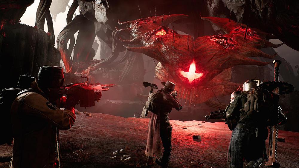 Screenshot showing co-op gameplay from Remnant 2.