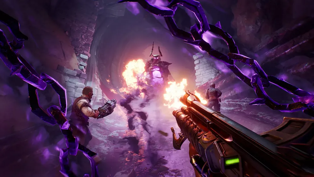 Gameplay screenshot from Painkiller.