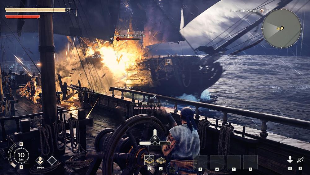 A screenshot from the pirate-themed PvE survival game, Windrose, which was one of the most played demos of the latest Steam Next Fest.
