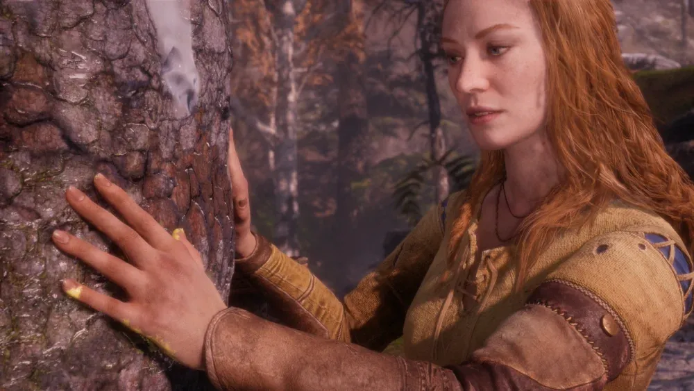 The character, Faye, from the Norse-focused God of War games.