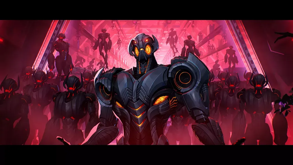 A look at Ultron as depicted in the upcoming second season of Marvel Rivals.