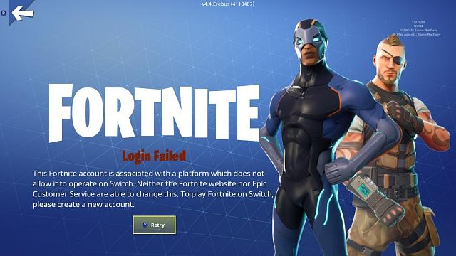 Fortnite Switch