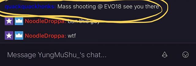 EVO 2018 threat