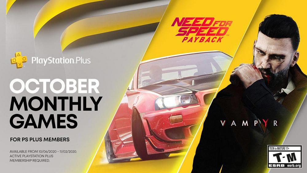 PS Plus free games October 2020