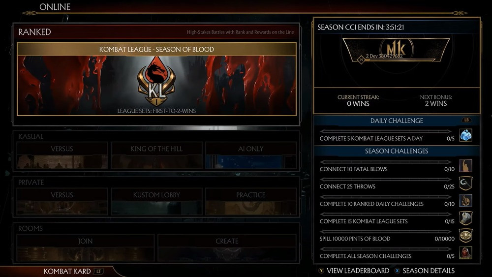 MK11 Kombat League