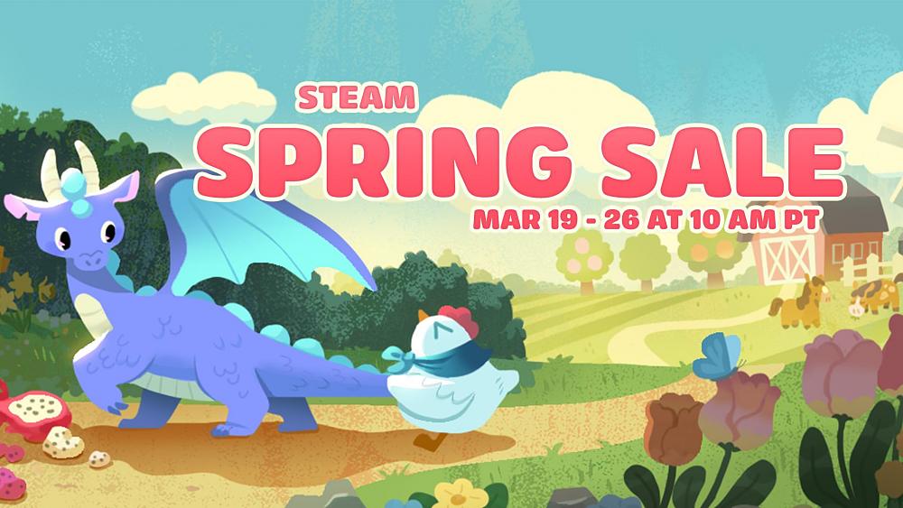 The Steam Spring Sale 2026 begins on March 19 at 10 AM Pacific.