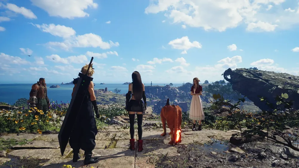 A screenshot from the game Final Fantasy 7 Rebirth.