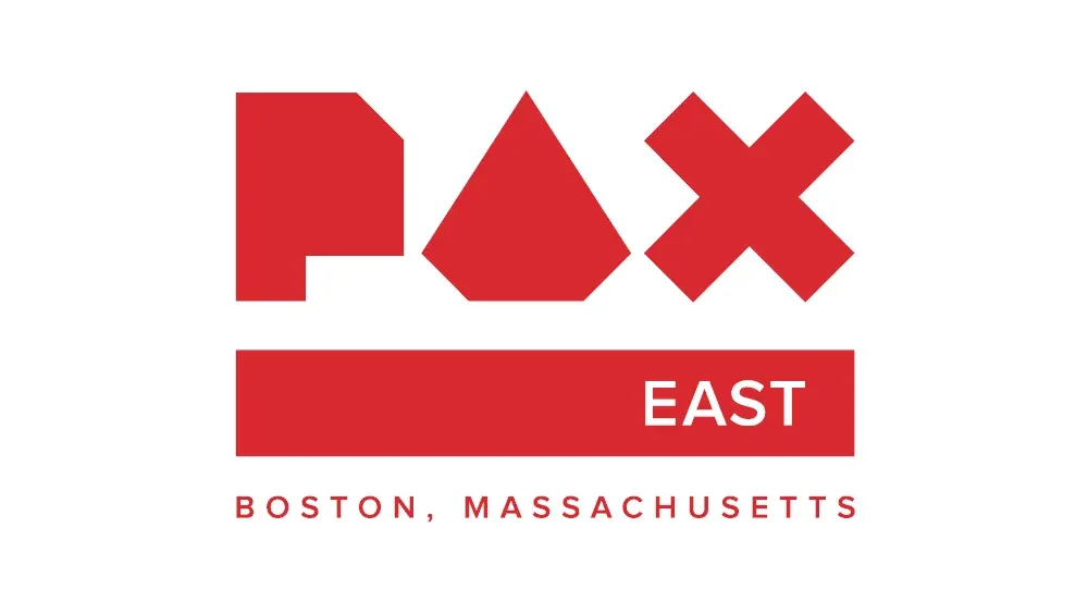 The PAX East text logo.