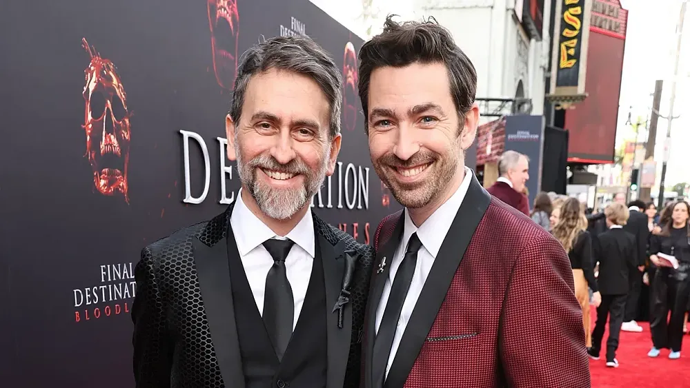 A photograph of Zach Lipovsky and Adam B. Stein, the filmmakers slated to make the Metal Gear Solid movie.