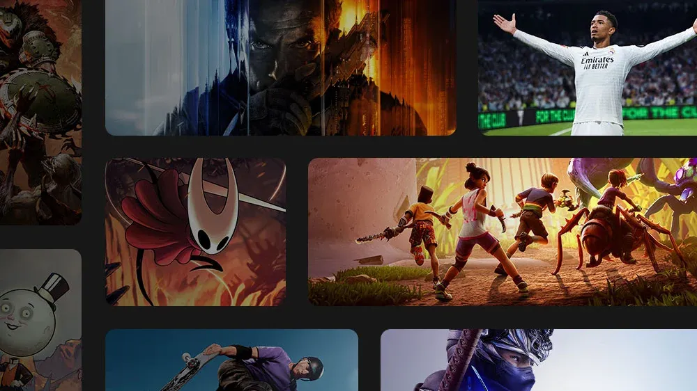 Various images from various games that appear as part of Xbox Game Pass.