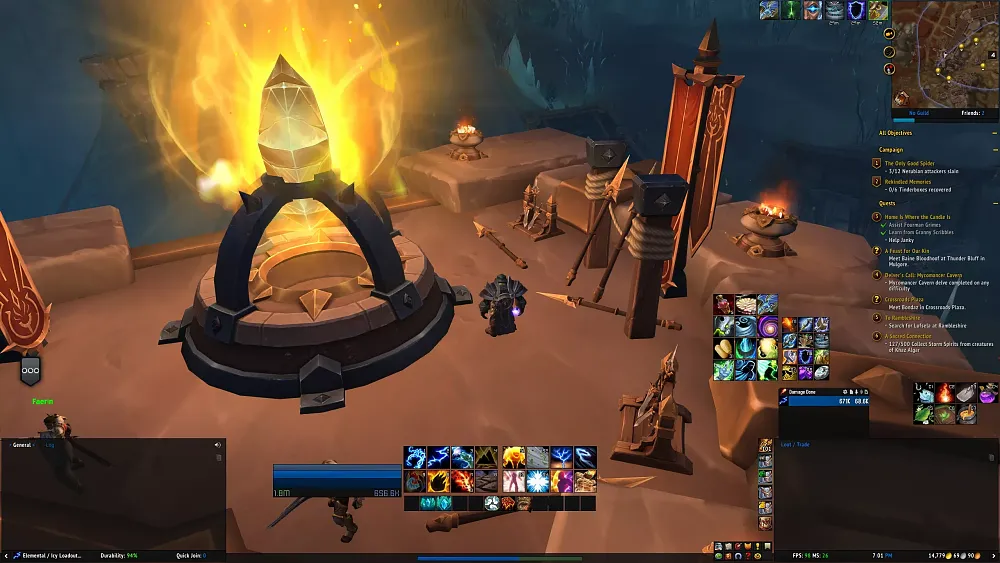 A screenshot from World of Warcraft.