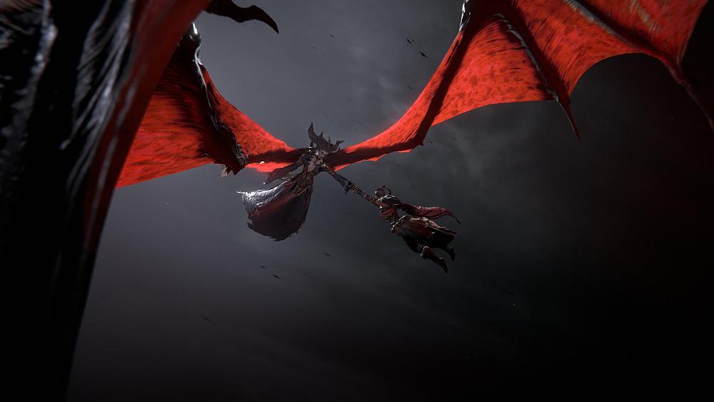A screenshot of Lilith and the player character from Diablo 4: Lord of Hatred.