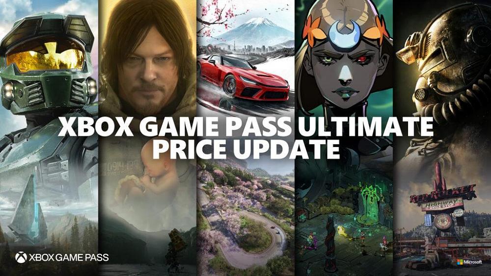 Image saying that there's a new pricing update for Xbox Game Pass Ultimate.