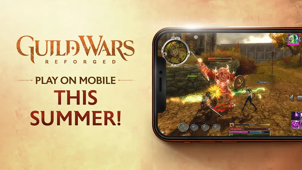 Promotion for the mobile release this summer for Guild Wars Reforged.