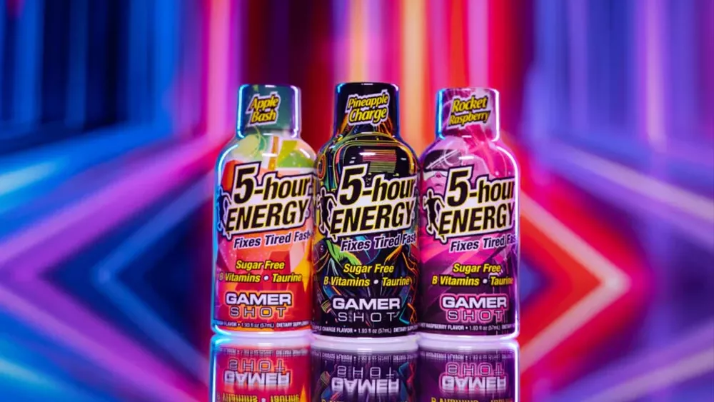 Another photo of the three Gamer Shot flavors from 5-hour Energy.