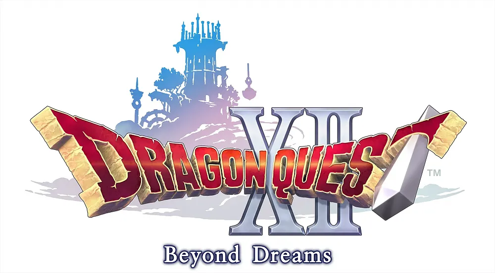Art featuring the logo for Dragon Quest 12: Beyond Dreams.