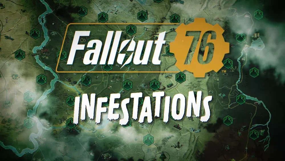 Art for Infestations update for Fallout 76.