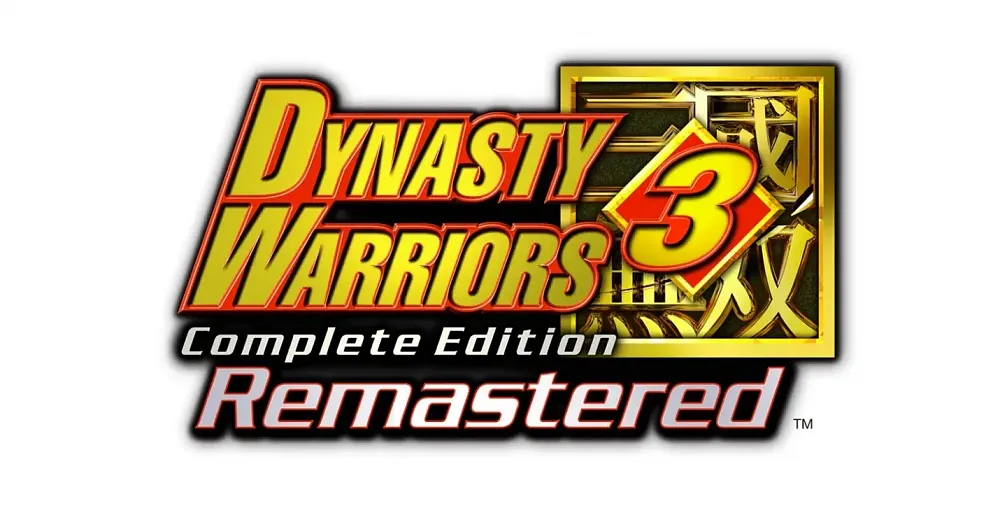 The logo for Dynasty Warriors 3 Complete Edition Remastered.