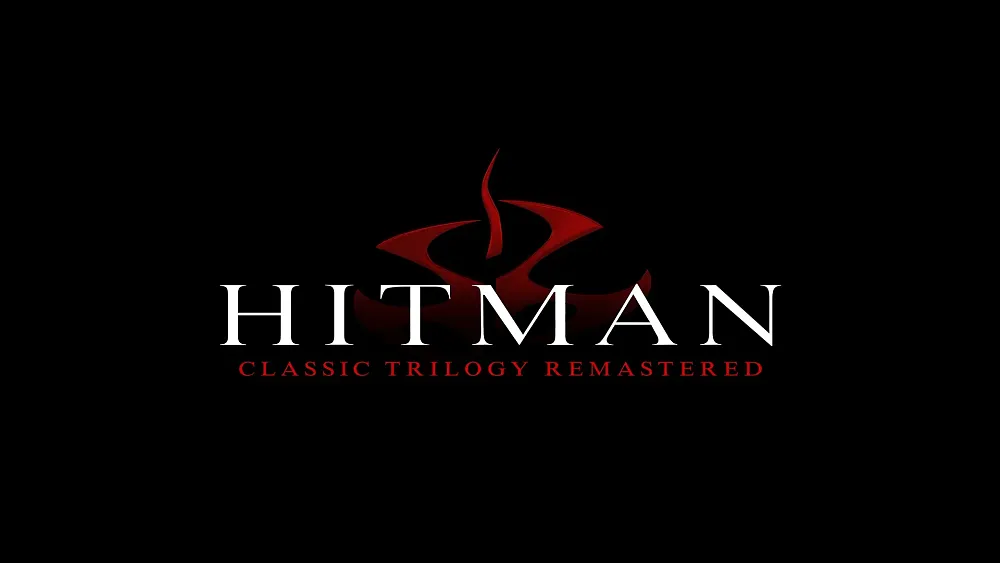 Text logo for Hitman Classic Trilogy Remastered.