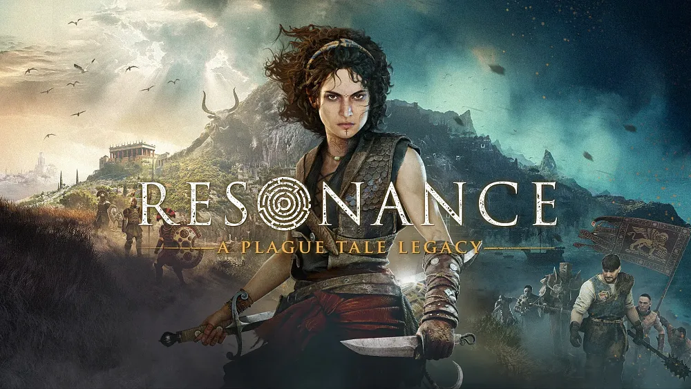 Key art of the main character and title for Resonance: A Plague Tale Legacy.
