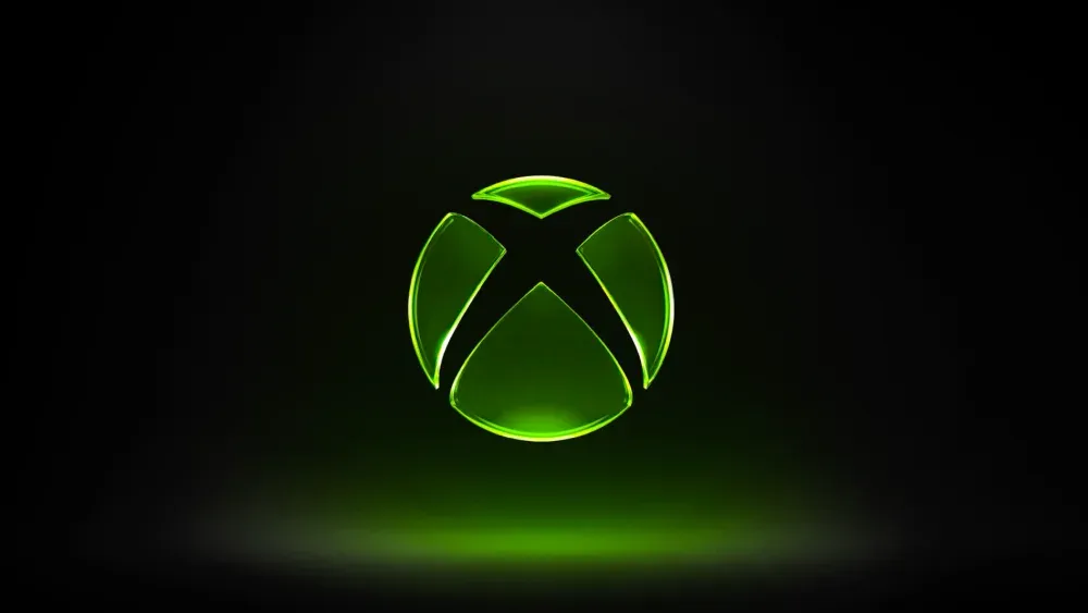 The shiny green XBOX sphere logo.